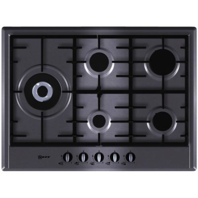 Neff T25S76N0 Series 1 70cm Wide Gas Hob in Stainless Steel